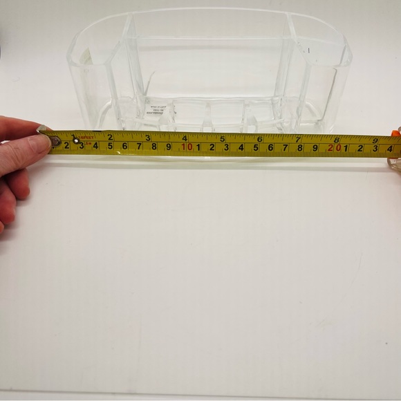 NWT Caboodles Makeup Organizer in acrylic. Beauty necessities. Clear. - Picture 8 of 8
